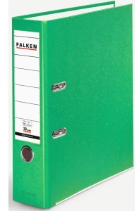 Falken 20 x Ordner PP-Color A4 80mm hellgrün