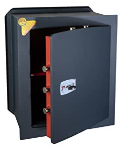 Technomax, Cassaforte a muro, Serie Gold Key modello GK/7L, apertura con chiave a doppia mappa, Dimensioni mm. 480 (H) x 420 (L) x 360 (P)