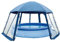 Blue Bay Pavillon de Piscine Hors Sol Tente Imperméable Abri de Soleil Tente de Piscine Imperméable Jardin Terrasse Extérieur 433x500x250 cm