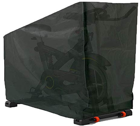 COOSOO Exercise Bike Cover Indoor Cycling Protective Waterproof Outdoor Storage Dust-Proof UV Resistant Bicycle Protection Compatible with Peloton,Bowflex,Nordictrack,Echelon