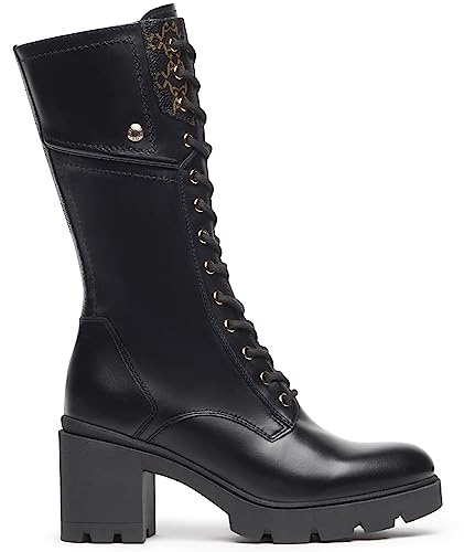Nero Giardini I309017D Stivali Donna in Pelle - Nero 37 EU