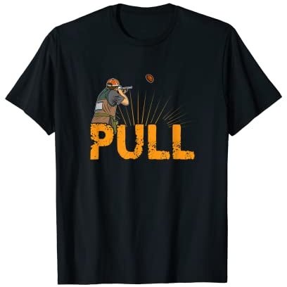 Tontaubenschießen Fallenschießen Tontauben Skeet Schießen T-Shirt