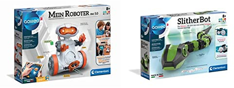 Galileo Robotics – Mein Roboter MC 5.0, Robotik für kleine Ingenieure & 59212 Galileo Robotics – SlitherBot, Wissenschaft & Roboter Spielzeug, mechanisches Spielen in Form einer Schlange, Robotik Set