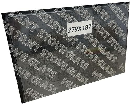 Chimsoc Replacement Stove Glass - Parkray Chiltern/Cumbria Single Door (279mm x 187mm Rectangular)
