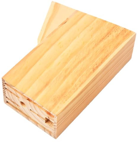 VINTORKY Mehrzweck-Messerhalter aus Holz für die Küche für die Arbeitsplatte vielseitiges Küchenzubehör zur geordneten Aufbewahrung von Besteck und Silberbesteck