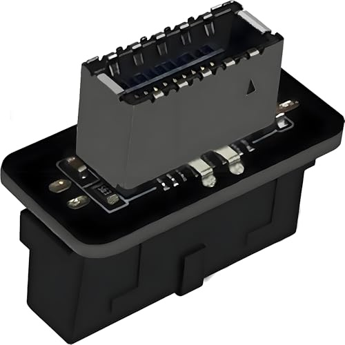 Bejavr USB 3.2 Gen 1 to USB 3.2 Gen 2 Header Adapter Front Panel Connector Motherboard 19Pin USB 3.0 to Type-E/USB C