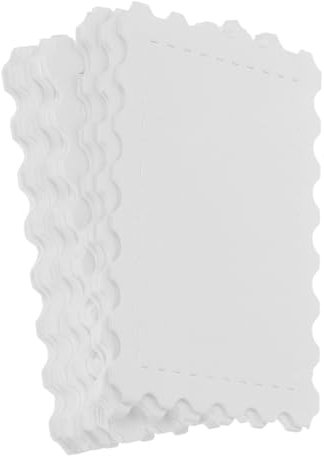 Vaguelly 25stücke Teiliges Aquarellpapier Weiße Blanko Stempel-karten Aus Hochwertigem Karton Für Diy Kreativprojekte Basteln Postkarten Zeichnung Geeignet Für Junge Mädchen Und Künstler