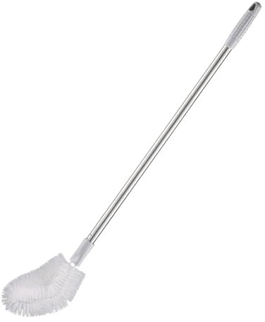 Tixiyu Bottle Brush Long Stainless Steel Handle Bendable Head Water Bucket Brush for Household Office (Gray)