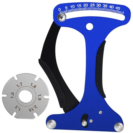 KiBcsLic Misuratore di Tensione per Raggi di Bicicletta, tensiometro, Calibro Robusto, Strumento di misurazione Professionale