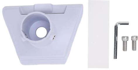 Floolinct Piastra impermeabile esterna per adattatore per tubo Internet satellitare per parabola standard Gen 3 V3 bianca