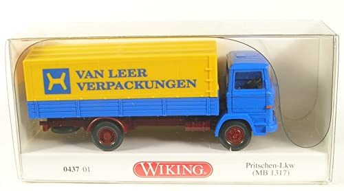 Wiking H0 plattformslastbil MB 1317