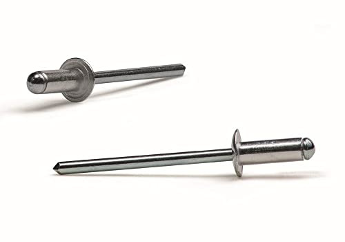 Bralo - Remache aluminio/acero estandar diámetro 2,4x4mm