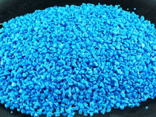 Ullmannglass Arena decorativa para cristal, arena de color, polvo de cristal en bolsa de 500 g (azul claro, grano medio fino, 0,3 cm aprox.)