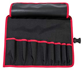 PARAT BASIC Roll-Up Case 8 | Rolltasche für 8 Werkzeuge aus Nylon | Kompakte Werkzeugtasche mit Steckverschluss | Leere Werkzeugrolle für Handwerker | Premium Werkzeugtasche Schwarz