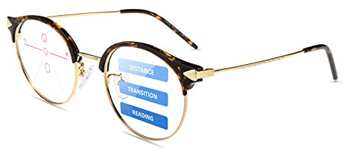 Firmoo Blaulichtfilter Brille Damen Herren Entspiegelung UV-Beschichtung Metall Brillefassung
