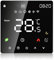 Termostato WiFi para Caldera de Gas, termostato Wi-Fi Fuente de alimentación Desde 220v Pantalla LCD Touch Button retroiluminado programable con Alexa Google Home y Teléfono App (Negro)