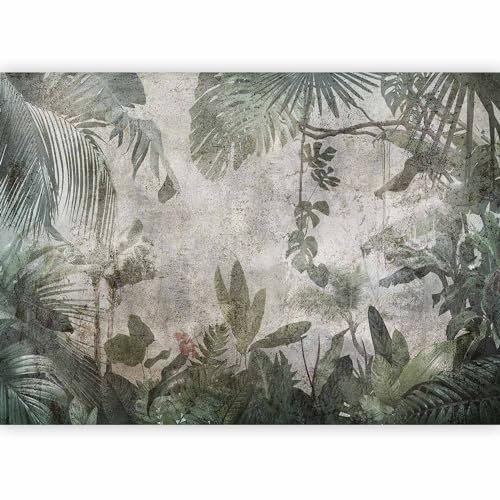 murando - Carta da parati Foglie tropicali 350x256 cm Fotomurali in TNT Murale alla moda Decorazione da Muro XXL Poster Gigante Design Carta per Pareti Giungla Natura Monstera Palme b-C-0821-a-a