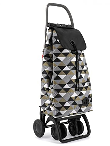 Carro Rolser I-MAX Sahara 4 Ruedas 2 Giratorias Plegable - Negro
