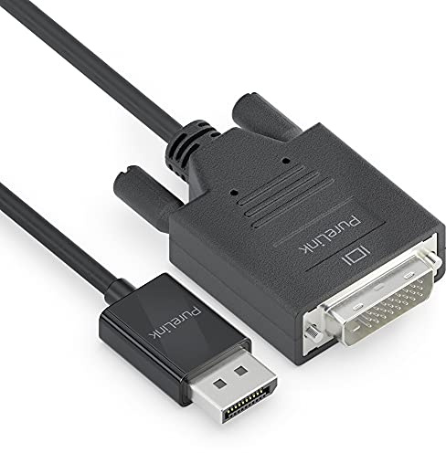 PureLink DisplayPort DVI Kabel 1920x1200 WUXGA vergoldete Kontakte 2,0m | Vergoldete Steckkontakte für DisplayPort zu DVI Verbindungen mit PC, Monitor, Projektor oder Set-Top-Box