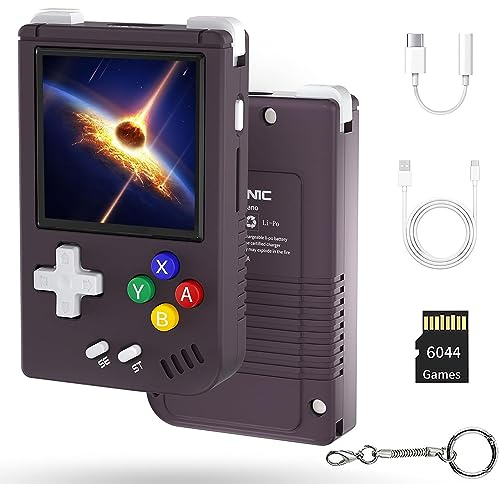 RG Nano Mini Console de Jeu Portable avec 5 000 Jeux, 64 Go Console de Jeu Portable avec Porte-clés, écran IPS de 3,9 cm, Machine de Jeu MP3 rétro pour Plusieurs émulateurs