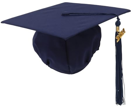 Warmhm 1pc Graduation Cap Tassel Stylish Academic Mortarboard for High School and Bachelor Unisex Design Suitable for Graduation Parties Random Tassel