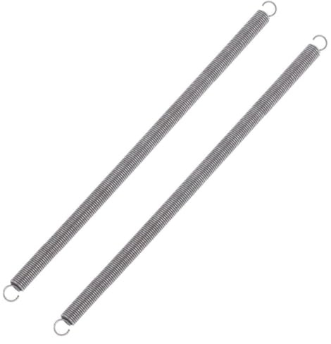 2 Stücke 304 Edelstahl Spannfeder Zugfeder Mit Haken 220mm, Durchmesser 0,8mm, Außendurchmesser 10mm