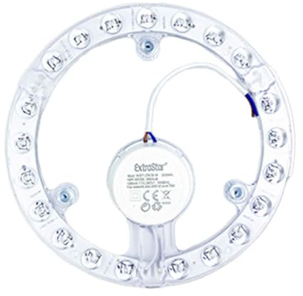 A2ZWORLD Led Modulo Per Plafoniera, 12W 1200LM D145mm Ad Anello, Bianco Caldo 3000K, Trasformazione Plafoniera con Neon Circolare a 220V IP20