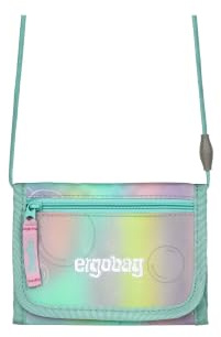 ergobag Brustbeutel | Für Kinder mit Kleingeldfach, Sichtfenster, Klettverschluss und Umhängeband, ideal für Ausflüge, Schule und unterwegs