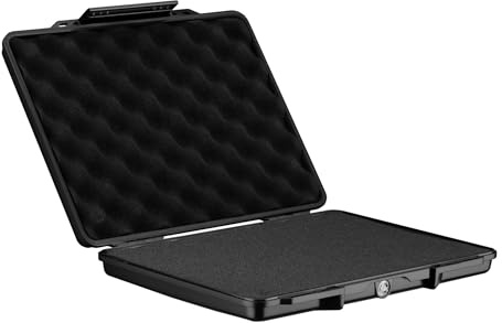 WilTec Gun Case for Handguns, Compact Design Ideal for Pistols and Small Guns, Shockproof Material for Reliable Protection, Case for Gun Storage