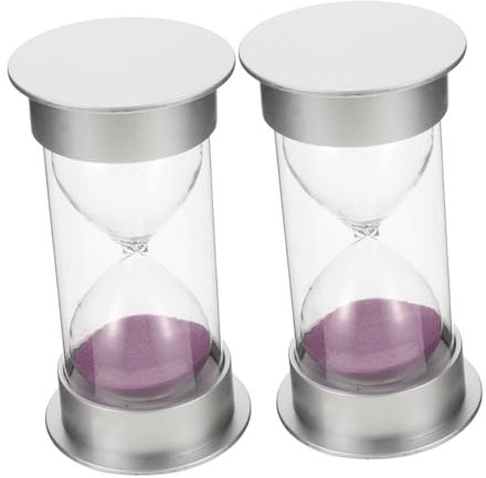 ibasenice 1 Jeu Sablier Minuterie De 20 Minutes Minuteur Minuterie pour Bureau Accessoire Décoration De Maison Accessoire Présent Sable 2 Pièces