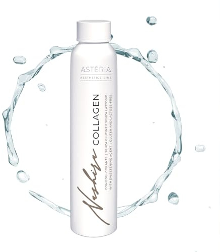 Nashira® Collagene Marino Liquido VERISOL® Doppia Concentrazione 5000mg | 10 Fialoidi da 25ml Bevibili | Con Acido Ialuronico, Vitamina C, Biotina | Formula Premium Biodiversa | Pelle, Capelli, Unghie