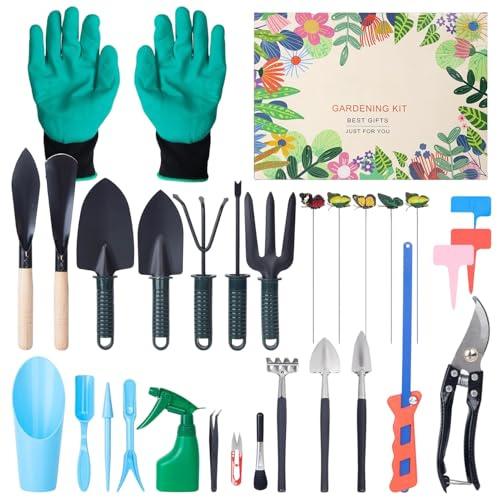 2025 Adventskalender Garten Tool, 24 Gartengeräte Set, Weihnachts Countdown Gartenwerkzeuge Gift, Geschenkbox Für Erwachsene Gartenliebhaber