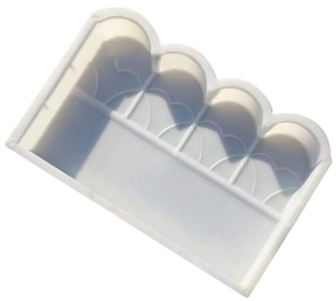 HOLIDYOYO Molde de Plástico para Cercas de Cemento y Concreto Resistente y Duradero Fácil de Usar para Jardín Césped y Parterres Exteriores Herramienta DIY para Senderos y Paisajismo