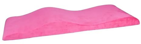 GSXLZ Colchón de Pestañas Curvado Cubrecama y cubrecama for pestañas, cojín ergonómico con Curvas for Mesa de masajes, colchón for pestañas for salón de Belleza(Rose Mattress,180x60 cm)