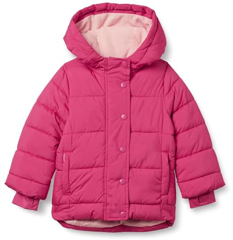 Amazon Essentials Veste matelassée épaisse à capuche pour fille, rose, taille S