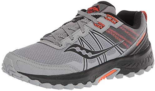 Saucony Men's Excursion TR14 Trail Running Shoe, Gry/BLK/ORG, 12