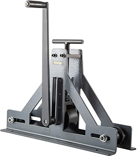 VEVOR Piegatrice per Tubi 1-1/2 Pollici Piegatura Manuale Piegatrice per Tubi Quadrata e Rettangolare Piegatrice per Tubi da 14 Calibro Rullo per Tubo Piatto Piegatore per Acciaio Dolce