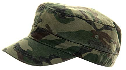 Black Jungle Kadett Army Cap bomull, Military Bikerkeps, kamouflagekeps, kadettkeps, flerfärgad, one size