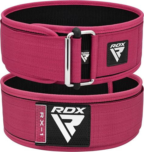 RDX Cinturón de levantamiento de pesas de 4 pulgadas para mujeres Soporte lumbar trasero ajustable Culturismo Entrenamiento físico Sentadillas Peso muerto Equipo de gimnasio en casa