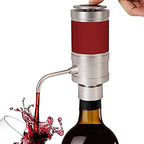 Décanteur de vin électrique Pompe de Distribution d'aérateur électrique, Machine de Robinet de reniflard de Bouteille Automatique Portable, Bec verseur d'aérateur de vin automatiqu