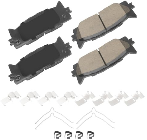HYFTJYZ Ceramic Front Brake Pads Set Compatible with 2008-2018 Toyota Avalon,2007-2017 Toyota Camry,Compatible with 2007-2018 Lexus ES350,2013-2018 Lexus ES300h(D1293)
