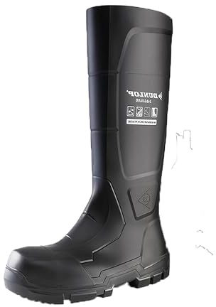Dunlop Protective Footwear unisex JobGUARD byggstövel, svart, 6,5 UK, Svart, 6.5 UK