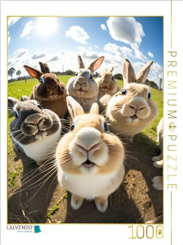 Puzzle · Hasen | 1000 Teile · Lege-Größe 64 × 48 cm · CALVENDO Puzzle