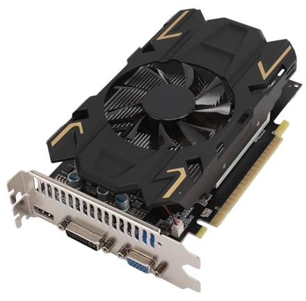 ASHATA GTX1050TI Graphics Card, 2GB GDDR5 128bit Video Card with Fan, PCI Express 2.0 16X Graphics Card for Gaming Desktop PC, 2560x1600 Computer Low Profile GPU Video Card
