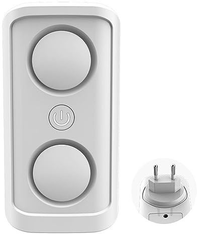 Fiorky Dispositif de Lutte antiforasitaire à ultrasons Répulsif d'araignées d'insectes Haute Puissance Tueur de moustiques électronique pour Le Bureau Automobile Domestique (Blanc UE)
