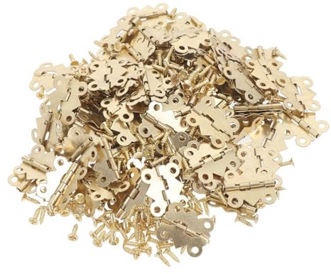 FUNOMOCYA 100stücke Vintage Türscharniere Scharniere Für Schranktüren Schubladenscharniere Kastenscharniere Antike Dekorative Scharniere Für Holzkisten