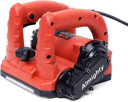 Fermoirper 220V 1600W Electric Wall Planer, Modern Style, Alloy Steel, 1-4mm Depth, 200mm Width, 1000-4000rpm, Includes Wall Shovel, Toolbox, Screws, Side Blade, Wrench