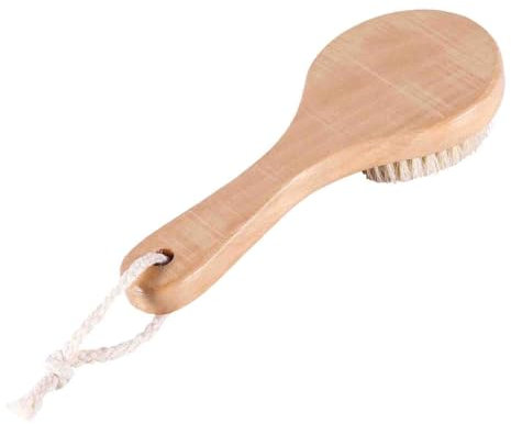 Spazzola per Verdure, 20x8 cm Spazzola per Patate con Manico Ergonomico Lungo Spazzola per Strofinare la Frutta Spazzola per Piatti in Legno per la Pulizia di Cibo Verdure Utensili da Cucina