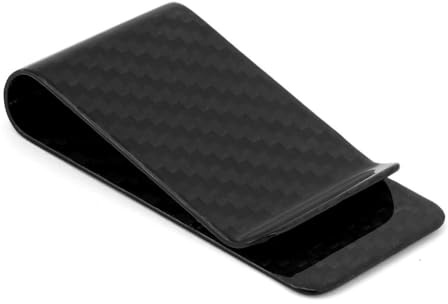 Carbon Geldklammer für Herren – Eleganter Geldclip für Geldscheine, Visitenkarten & Kreditkarten – Ideal für Büroangestellte und als Geschenk
