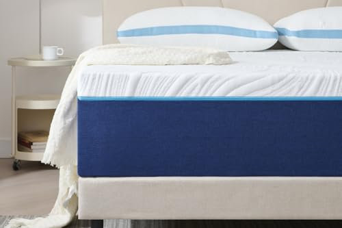 Hiimgo 7-Zonen Kaltschaummatratze | 21 cm Höhe 180 x 200 cm | Härtegrad 3 & 4 (H3 & H4) | Ergonimische Matratze | Atmungsaktive Rollmatratze mit Abnehmbarer Stoffbezug